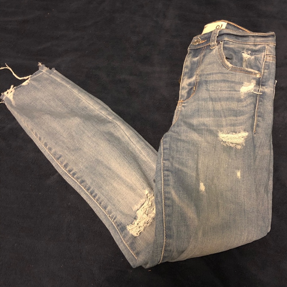 Garage denim ankle jeans